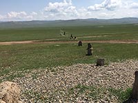 冬のモンゴルの多様な観光地